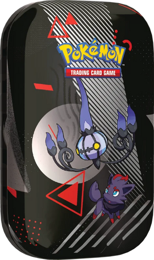 Pokemon TCG: Scarlet & Violet 10.5 - Black Bolt & White Flare - Unova Mini Tin Chandelure & Zorua