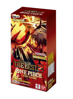 Bandai One Piece Card Game: The Best Premium Booster [PRB-02] Booster Box (10Pcs) JP