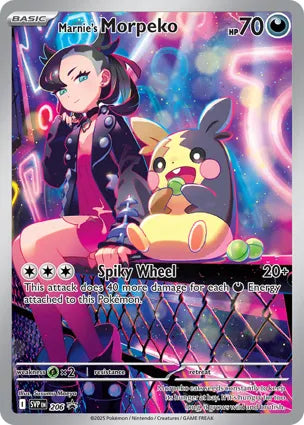 Pokemon TCG: Scarlet & Violet Promo SVP206 Marnie's Morpeko (Illustration Rare)