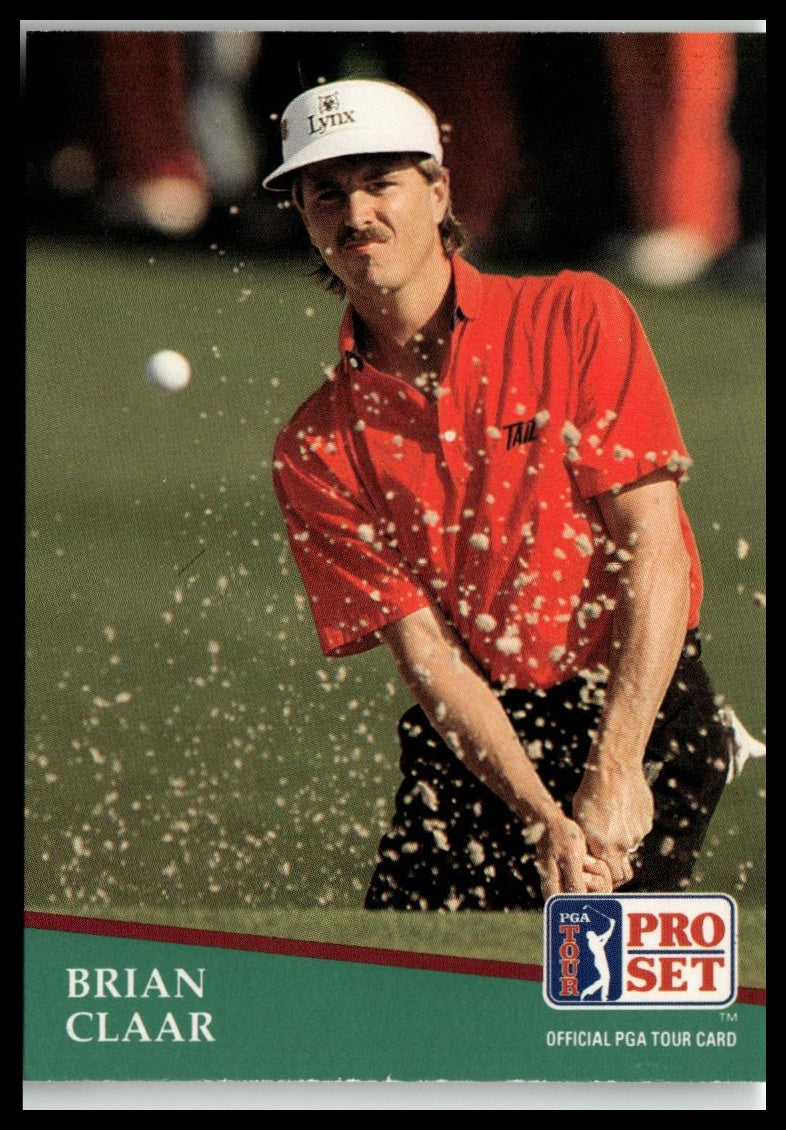 Golf Singles 1991 Pro Set PGA Tour #5 Brian Claar