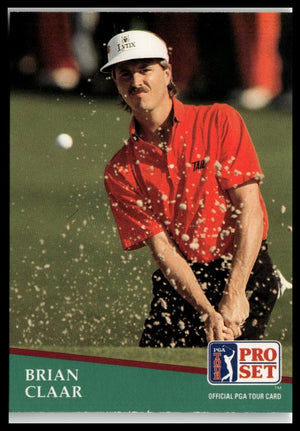 Golf Singles 1991 Pro Set PGA Tour #5 Brian Claar