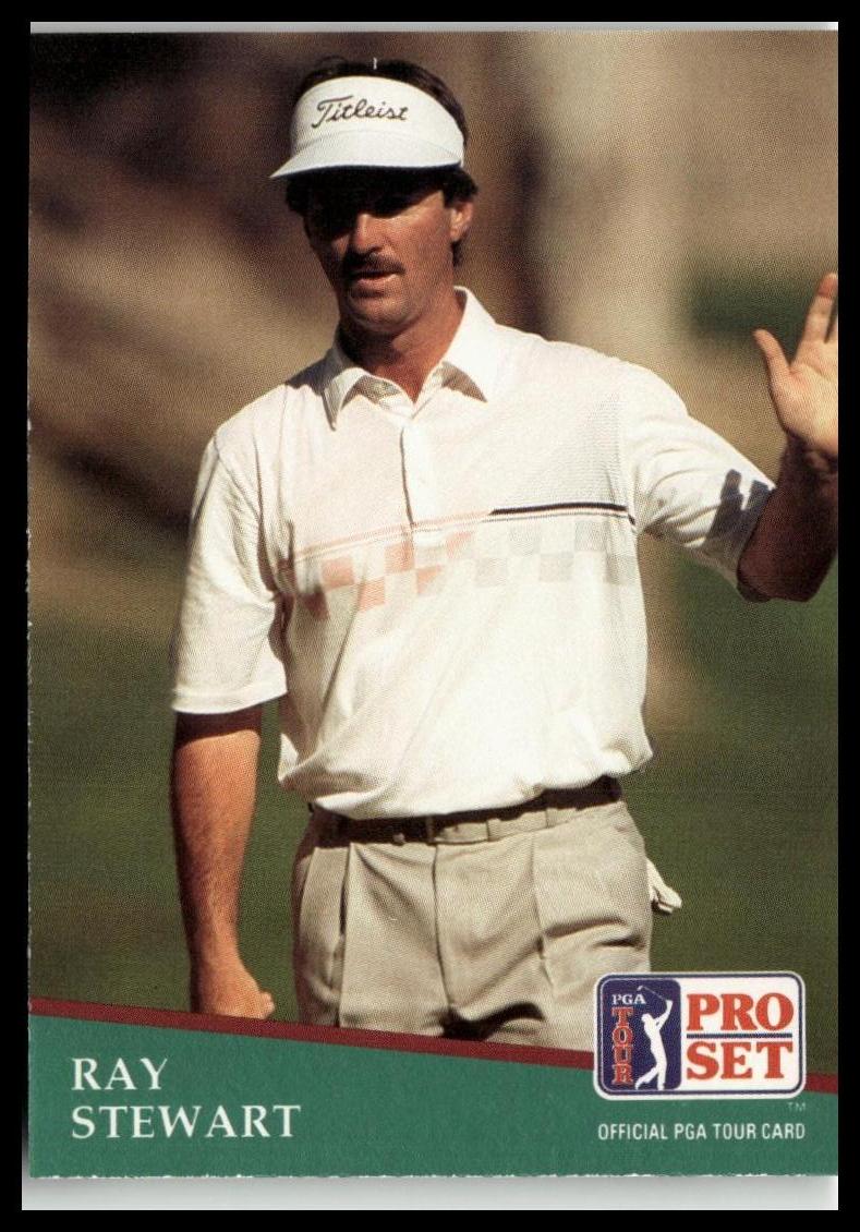 Golf Singles 1991 Pro Set PGA Tour #82 Ray Stewart