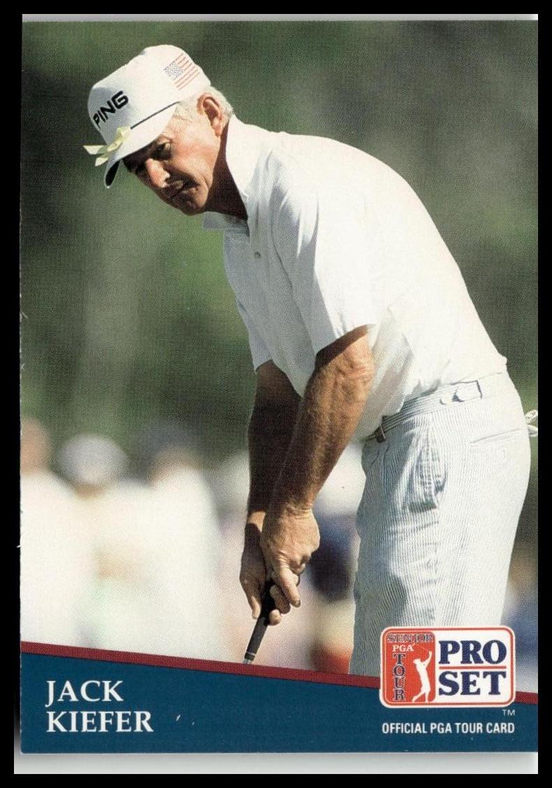 Golf Singles 1991 Pro Set PGA Tour #259 Jack Kiefer