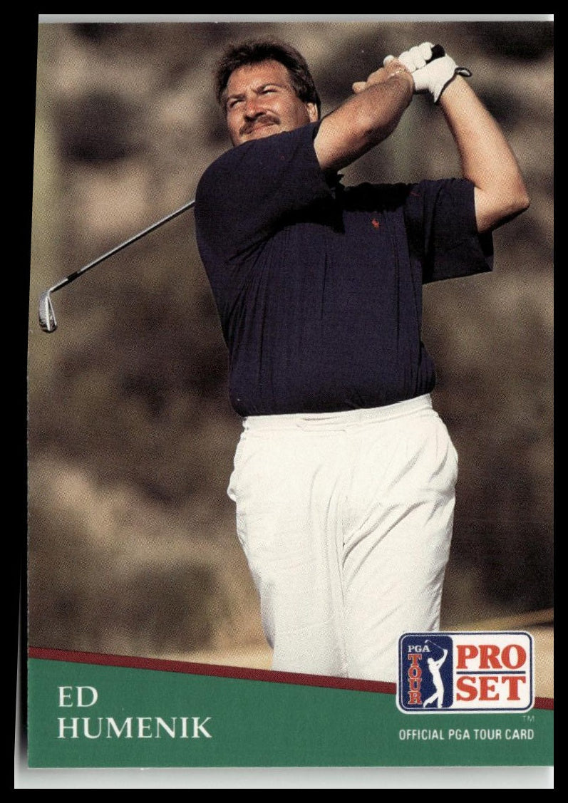 Golf Singles 1991 Pro Set PGA Tour #175 Ed Humenik