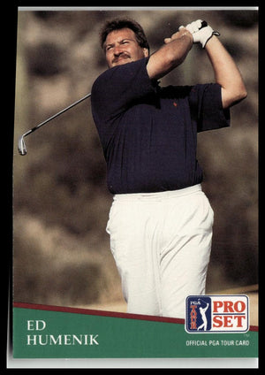 Golf Singles 1991 Pro Set PGA Tour #175 Ed Humenik