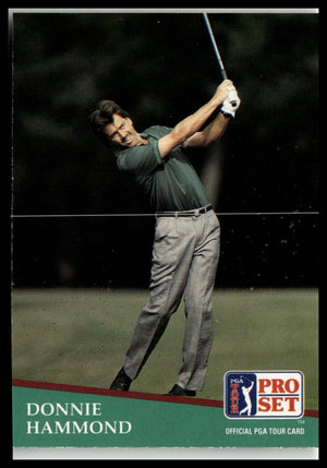 Golf Singles 1991 Pro Set PGA Tour #30 Donnie Hammond