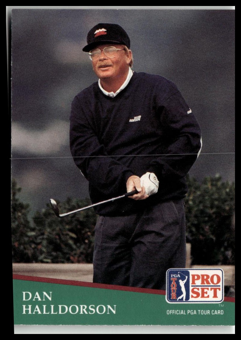 Golf Singles 1991 Pro Set PGA Tour #106 Dan Halldorson