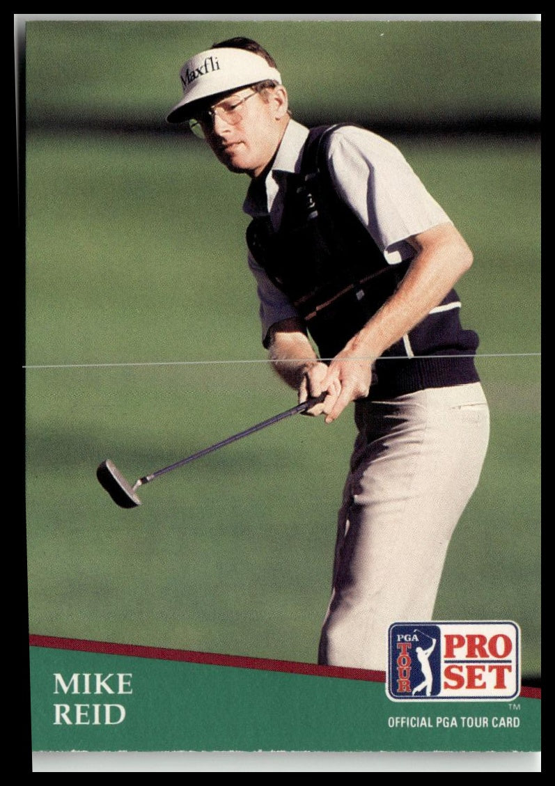 Golf Singles 1991 Pro Set PGA Tour #9 Mike Reid