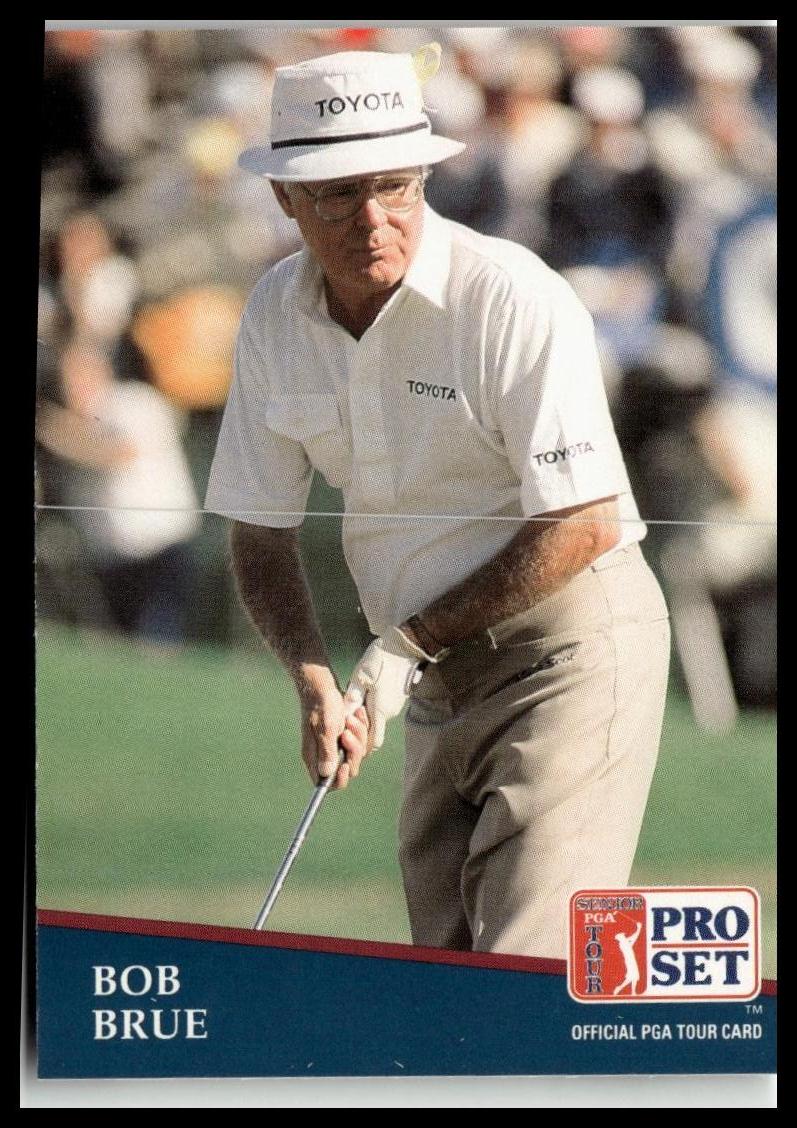 Golf Singles 1991 Pro Set PGA Tour #263 Bob Brue