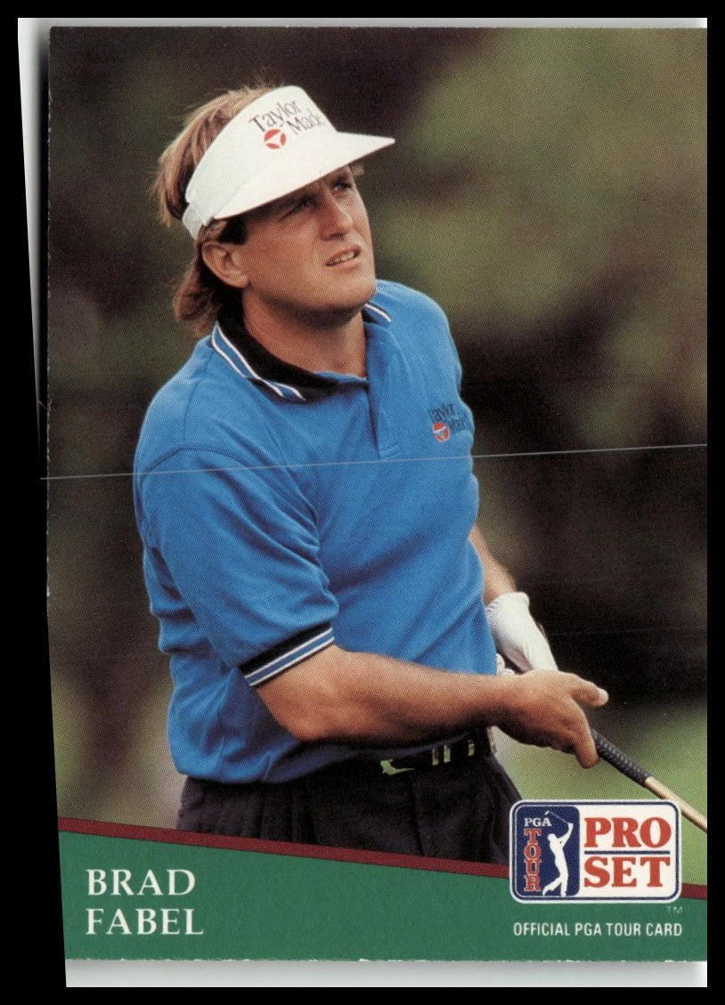 Golf Singles 1991 Pro Set PGA Tour #131 Brad Fabel