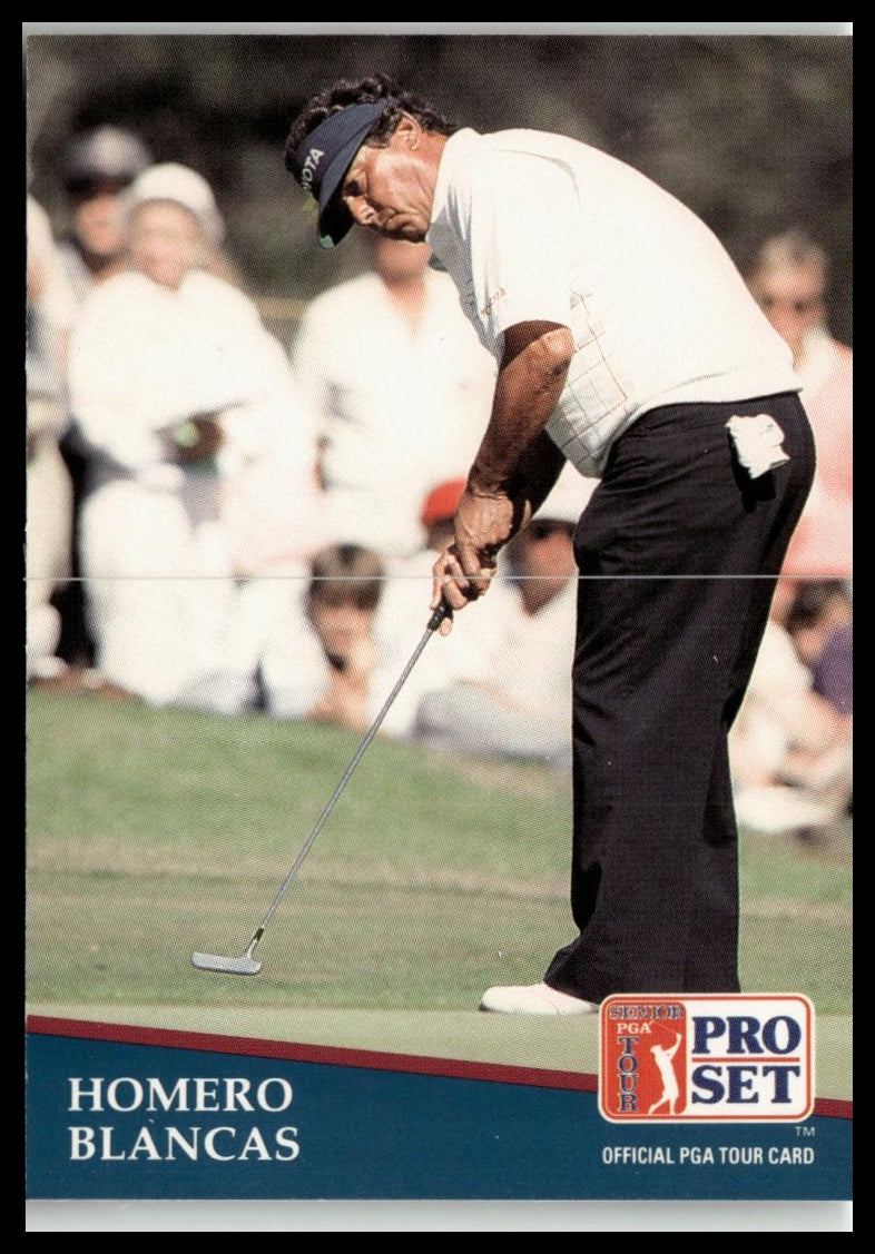 Golf Singles 1991 Pro Set PGA Tour #240 Homero Blancas