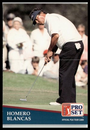 Golf Singles 1991 Pro Set PGA Tour #240 Homero Blancas