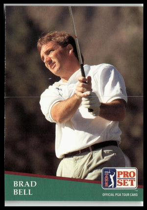 Golf Singles 1991 Pro Set PGA Tour #170 Brad Bell