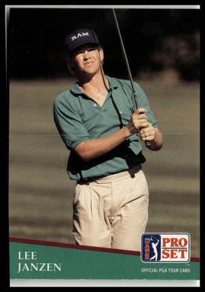 Golf Singles 1991 Pro Set PGA Tour #111 Lee Janzen