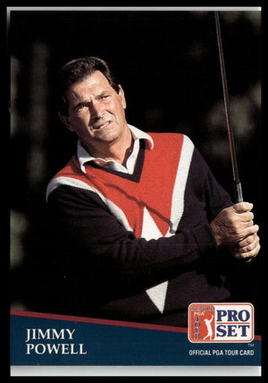 Golf Singles 1991 Pro Set PGA Tour #247 Jimmy Powell