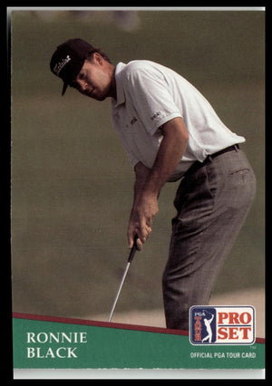 Golf Singles 1991 Pro Set PGA Tour #123 Ronnie Black