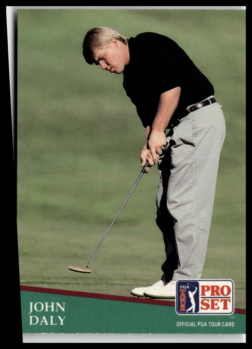Golf Singles 1991 Pro Set PGA Tour #93 John Daly