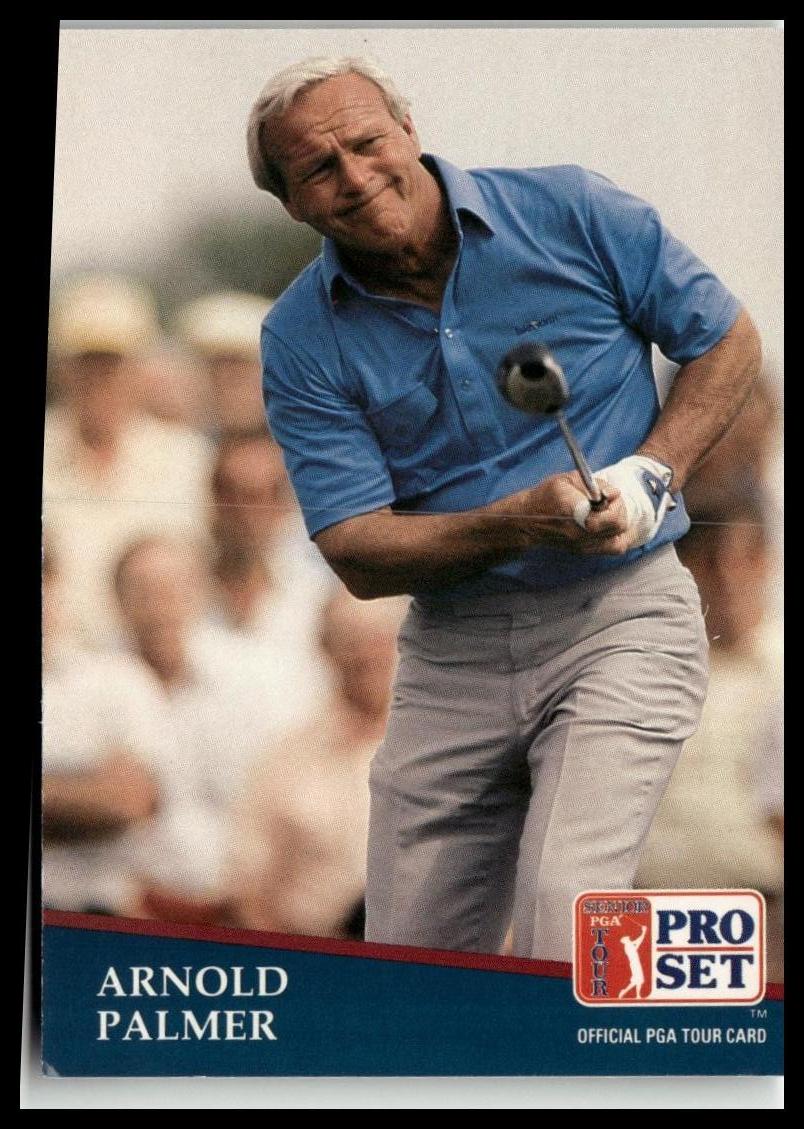 Golf Singles 1991 Pro Set PGA Tour #220 Arnold Palmer