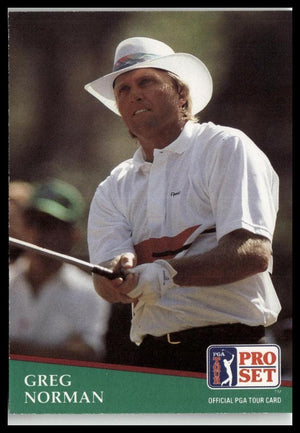 Golf Singles 1991 Pro Set PGA Tour #133 Greg Norman