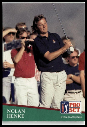 Golf Singles 1991 Pro Set PGA Tour #62 Nolan Henke