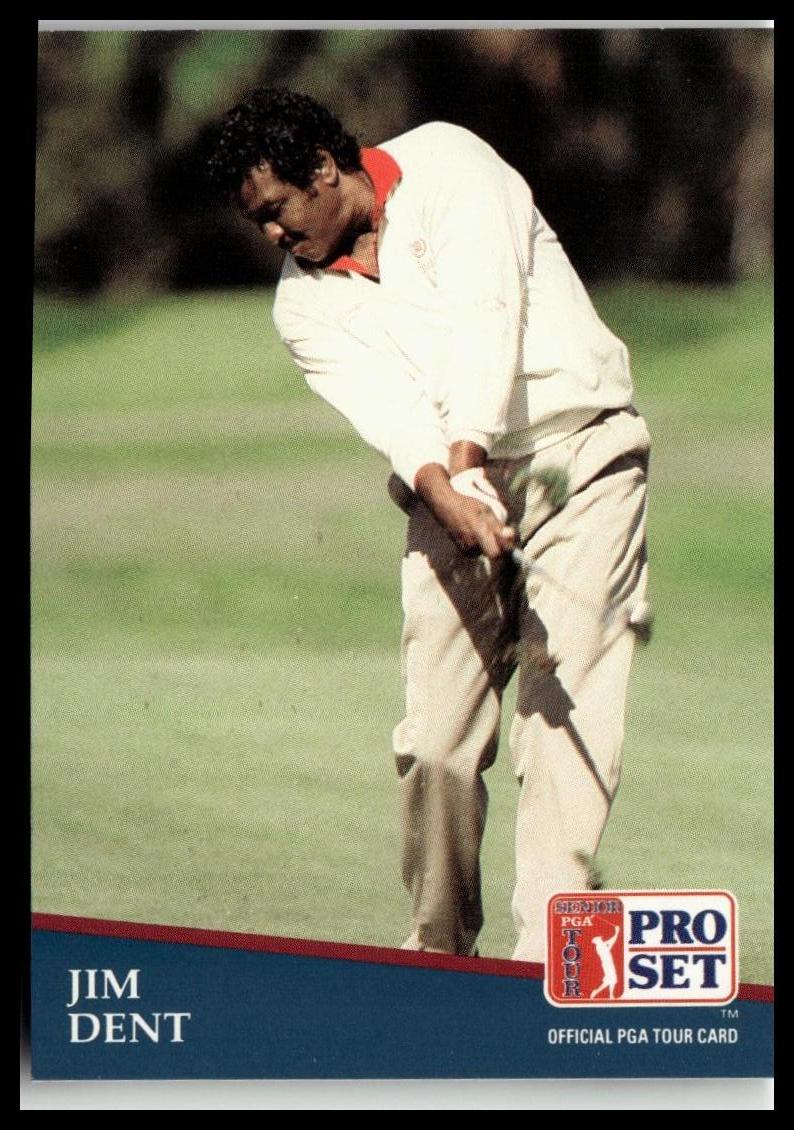 Golf Singles 1991 Pro Set PGA Tour [255 Jim Dent