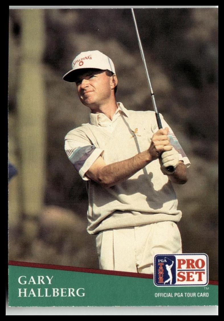 Golf Singles 1991 Pro Set PGA Tour #29 Gary Hallberg