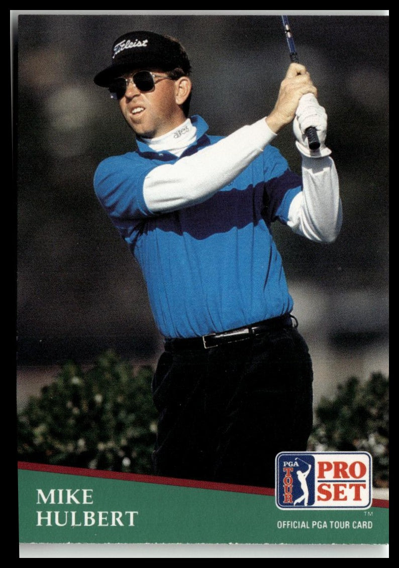 Golf Singles 1991 Pro Set PGA Tour #81 Mike Hulbert