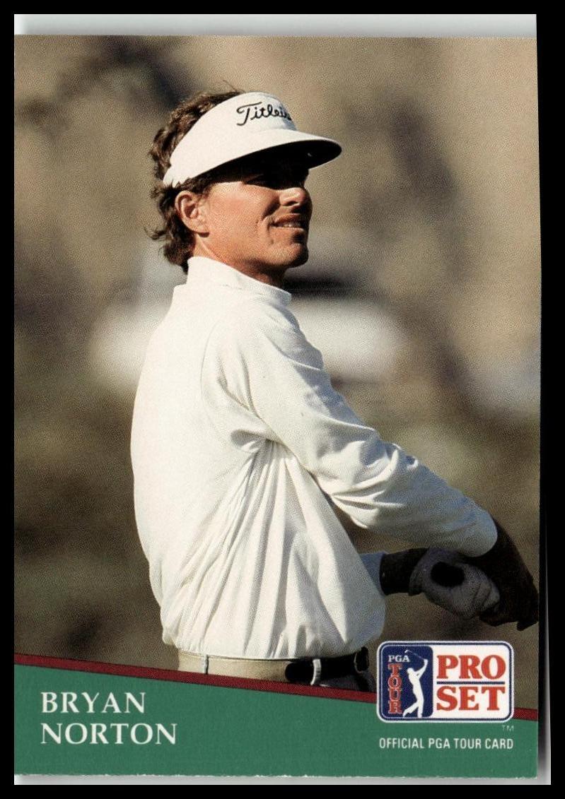 Golf Singles 1991 Pro Set PGA Tour [52 Bryan Norton