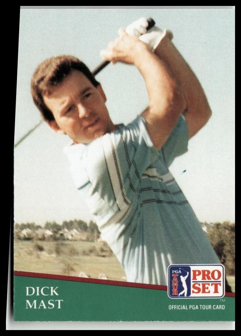 Golf Singles 1991 Pro Set PGA Tour [110 Dick Mast