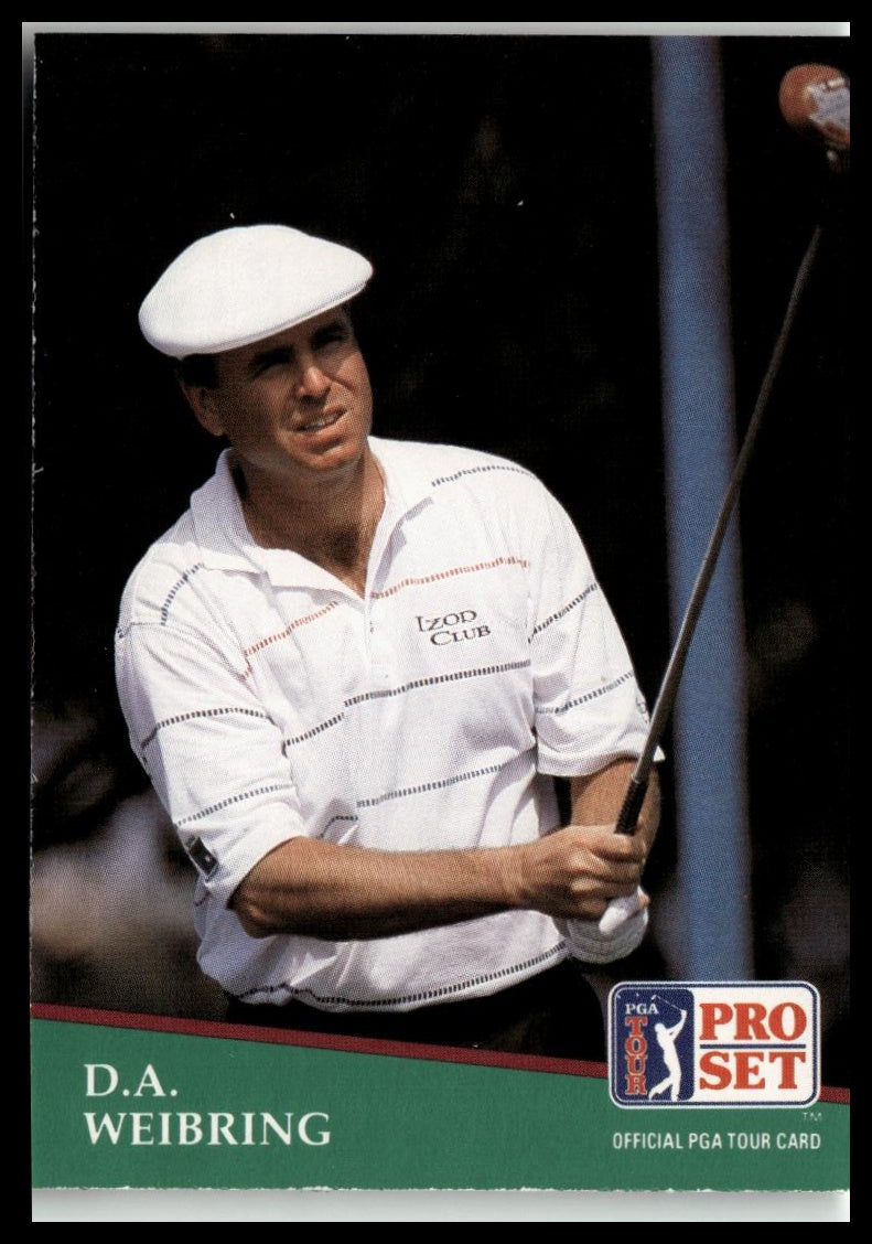 Golf Singles 1991 Pro Set PGA Tour [121 D.A. Weibring