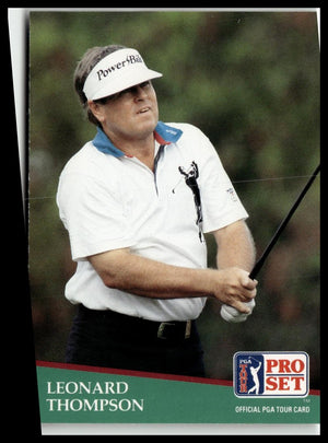 Golf Singles 1991 Pro Set PGA Tour [167 Leonard Thompson