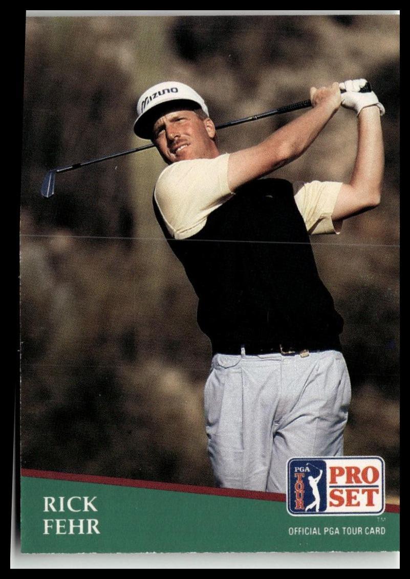 Golf Singles 1991 Pro Set PGA Tour #33 Rick Fehr