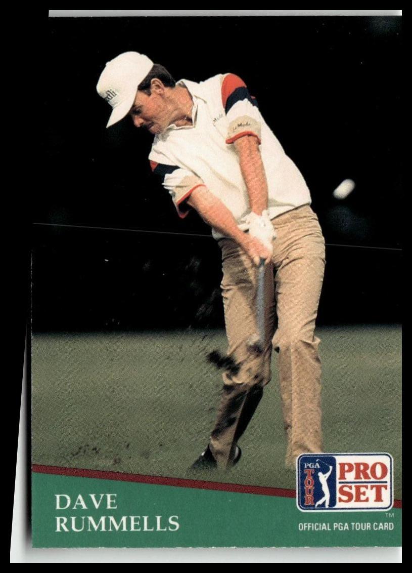 Golf Singles 1991 Pro Set PGA Tour #43 Dave Rummells