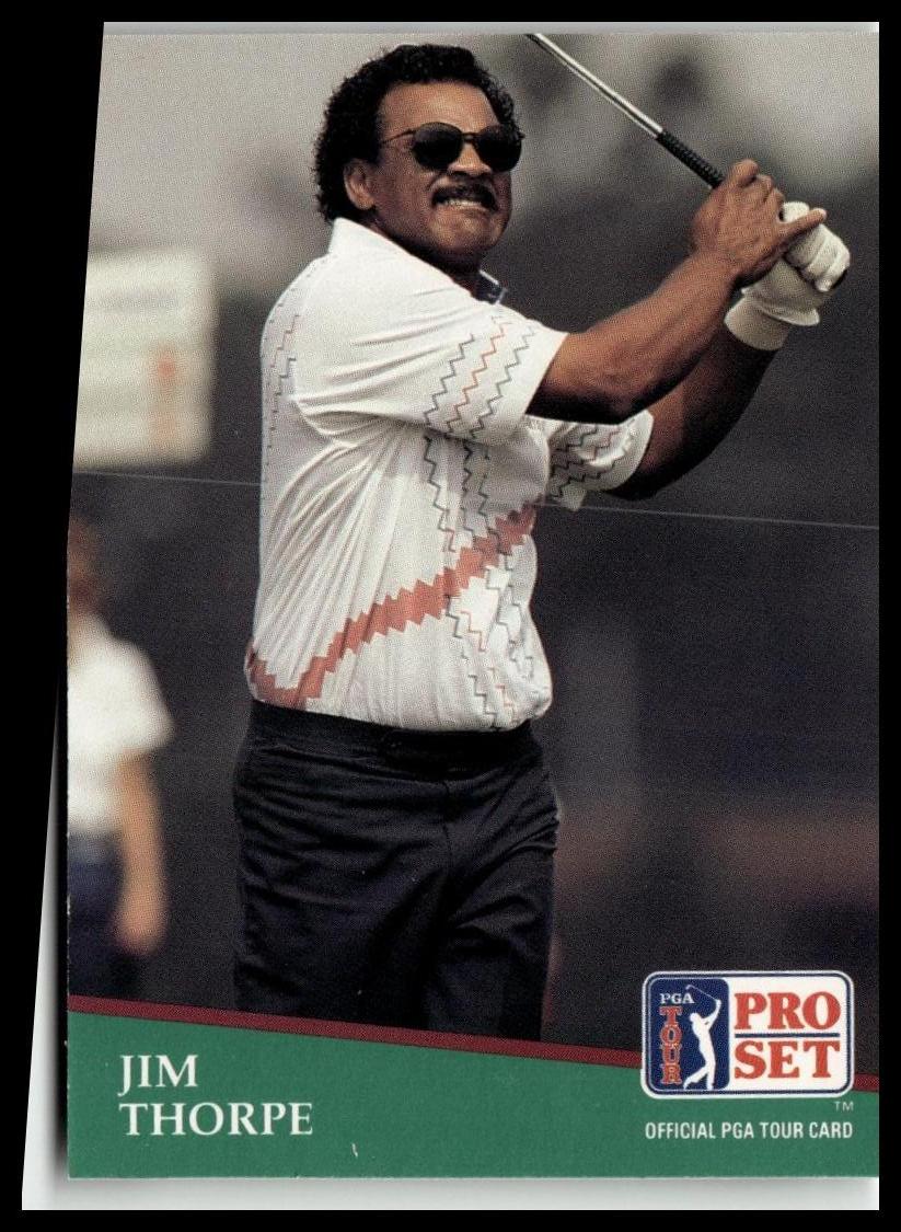 Golf Singles 1991 Pro Set PGA Tour #161 Jim Thorpe