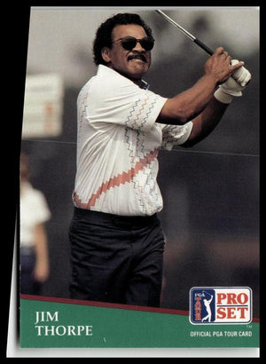 Golf Singles 1991 Pro Set PGA Tour #161 Jim Thorpe