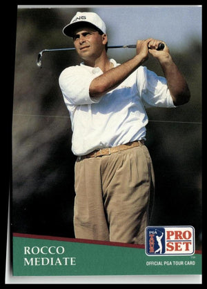 Golf Singles 1991 Pro Set PGA Tour [163 Rocco Mediate