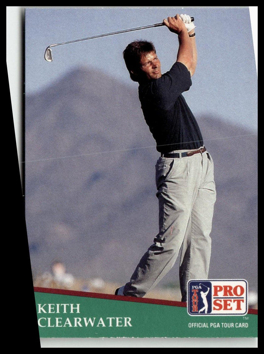 Golf Singles 1991 Pro Set PGA Tour #119 Keith Clearwater