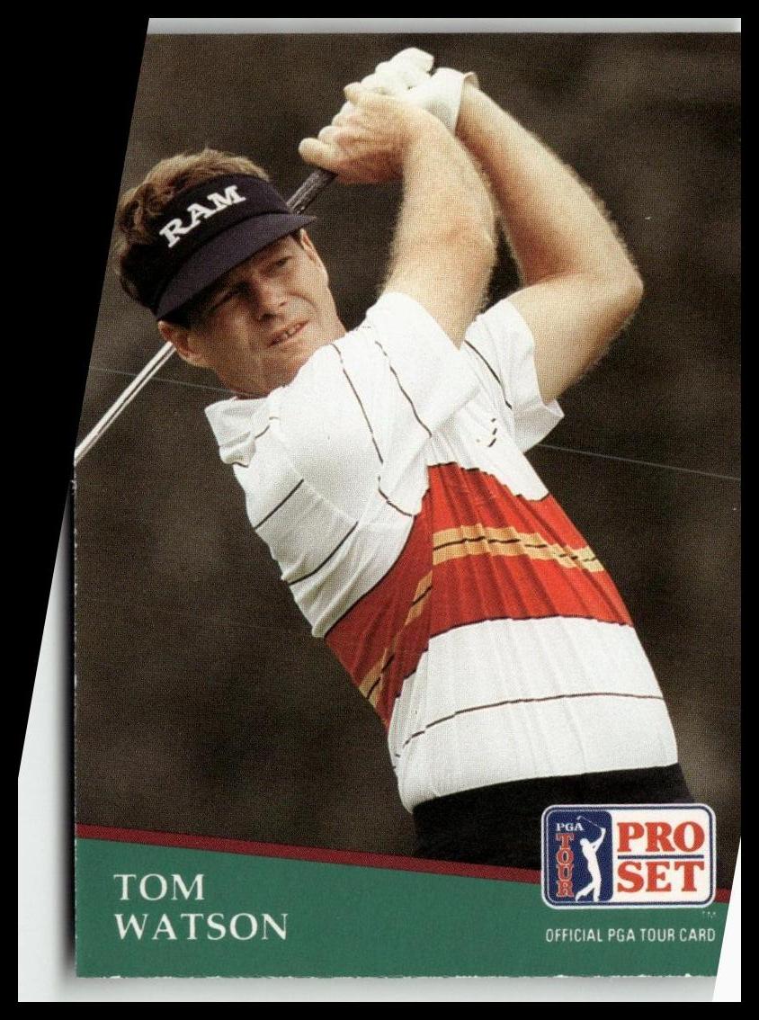 Golf Singles 1991 Pro Set PGA Tour [41 Tom Watson