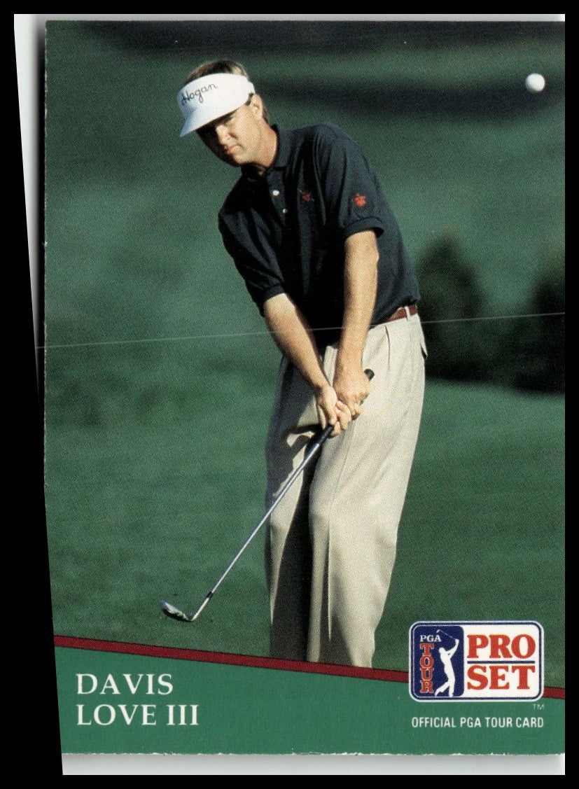 Golf Singles 1991 Pro Set PGA Tour [105 Davis Love III
