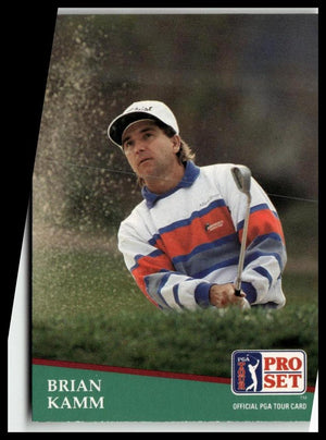 Golf Singles 1991 Pro Set PGA Tour [34 Brian Kamm
