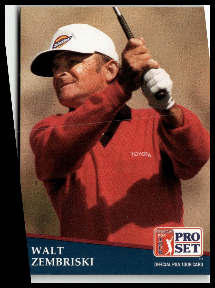 Golf Singles 1991 Pro Set PGA Tour #200 Walt Zembriski