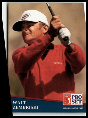 Golf Singles 1991 Pro Set PGA Tour #200 Walt Zembriski