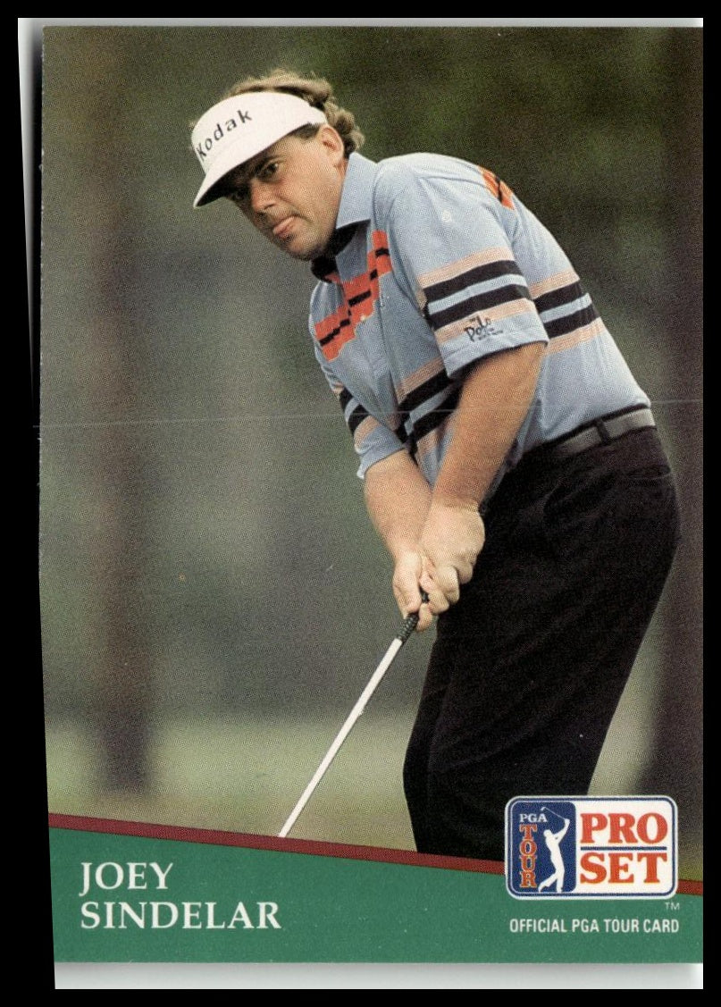 Golf Singles 1991 Pro Set PGA Tour #159 Joey Sindelar