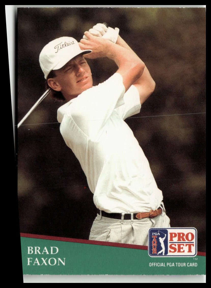 Golf Singles 1991 Pro Set PGA Tour [65 Brad Faxon