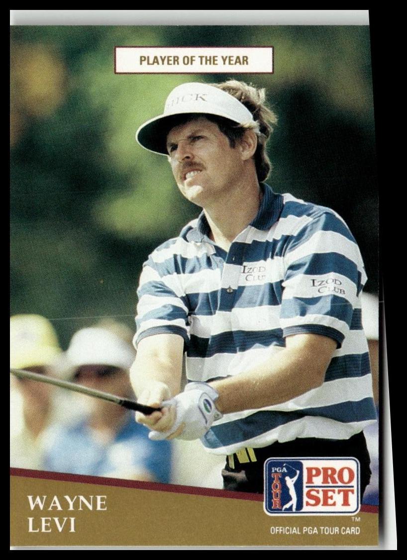 Golf Singles 1991 Pro Set PGA Tour #283 Wayne Levi