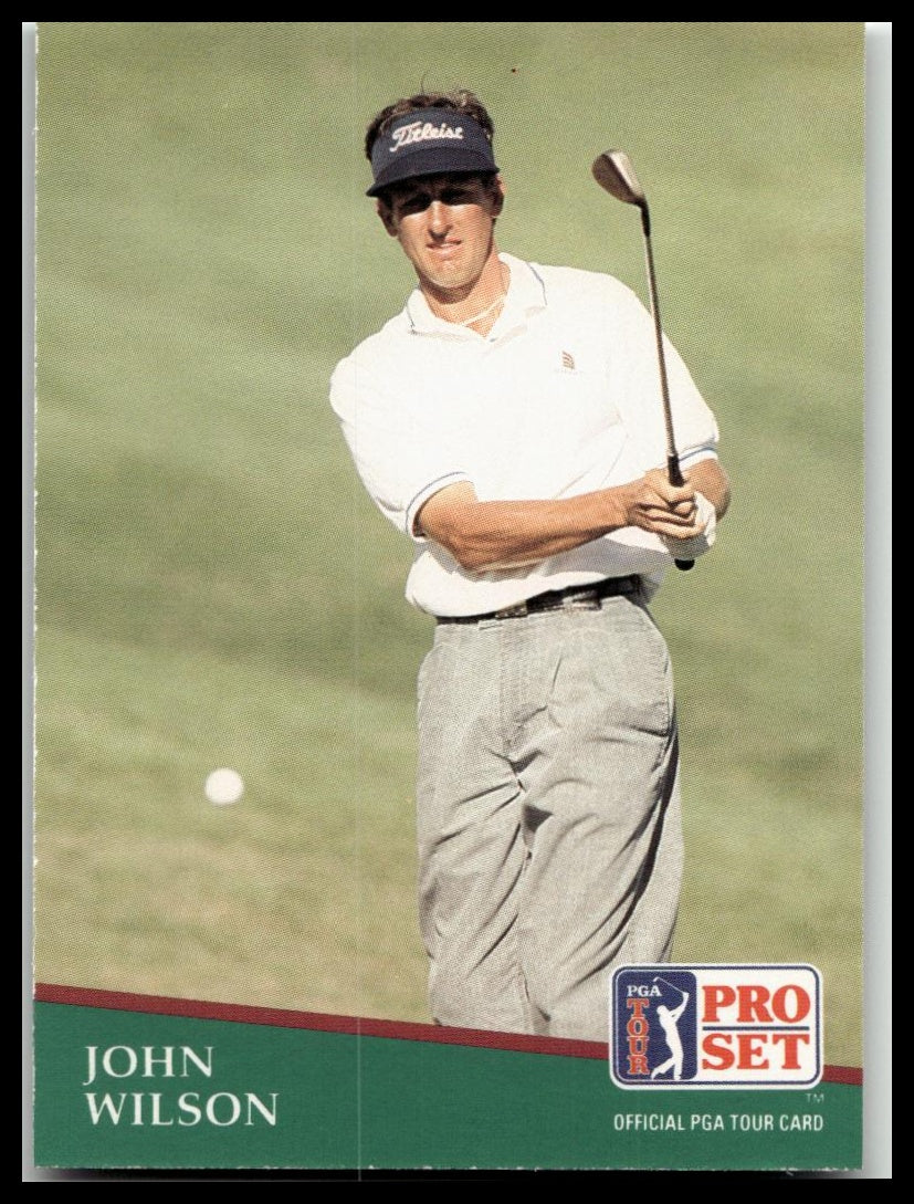 Golf Singles 1991 Pro Set PGA Tour #66 John Wilson