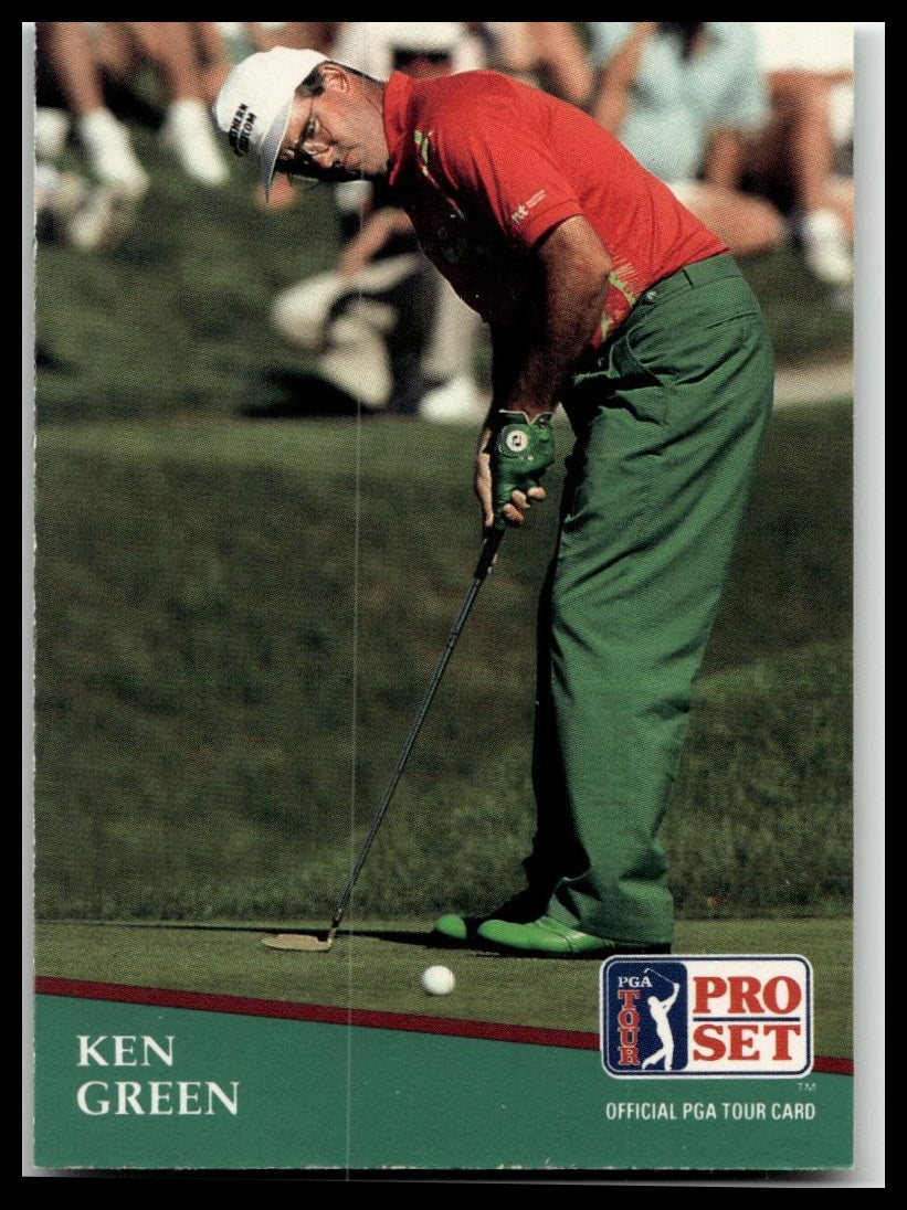 Golf Singles 1991 Pro Set PGA Tour #91 Ken Green