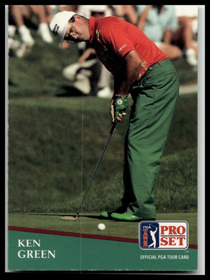 Golf Singles 1991 Pro Set PGA Tour #91 Ken Green