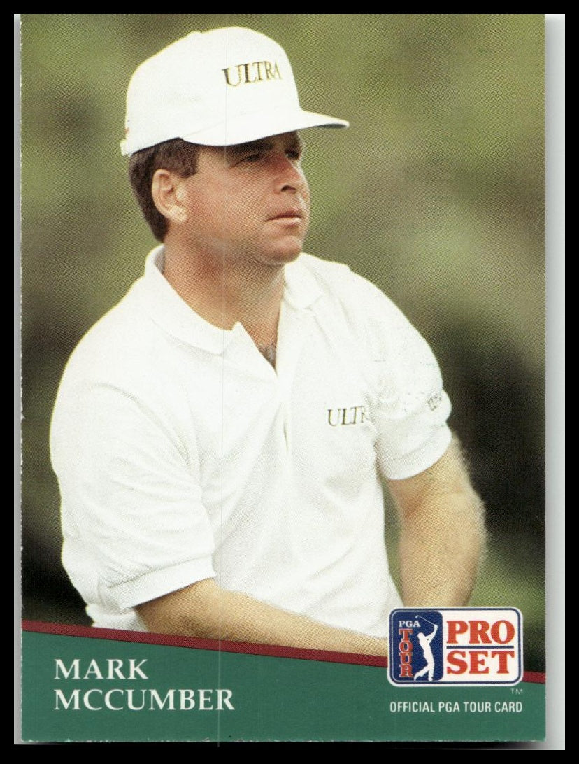 Golf Singles 1991 Pro Set PGA Tour #77 Mark McCumber