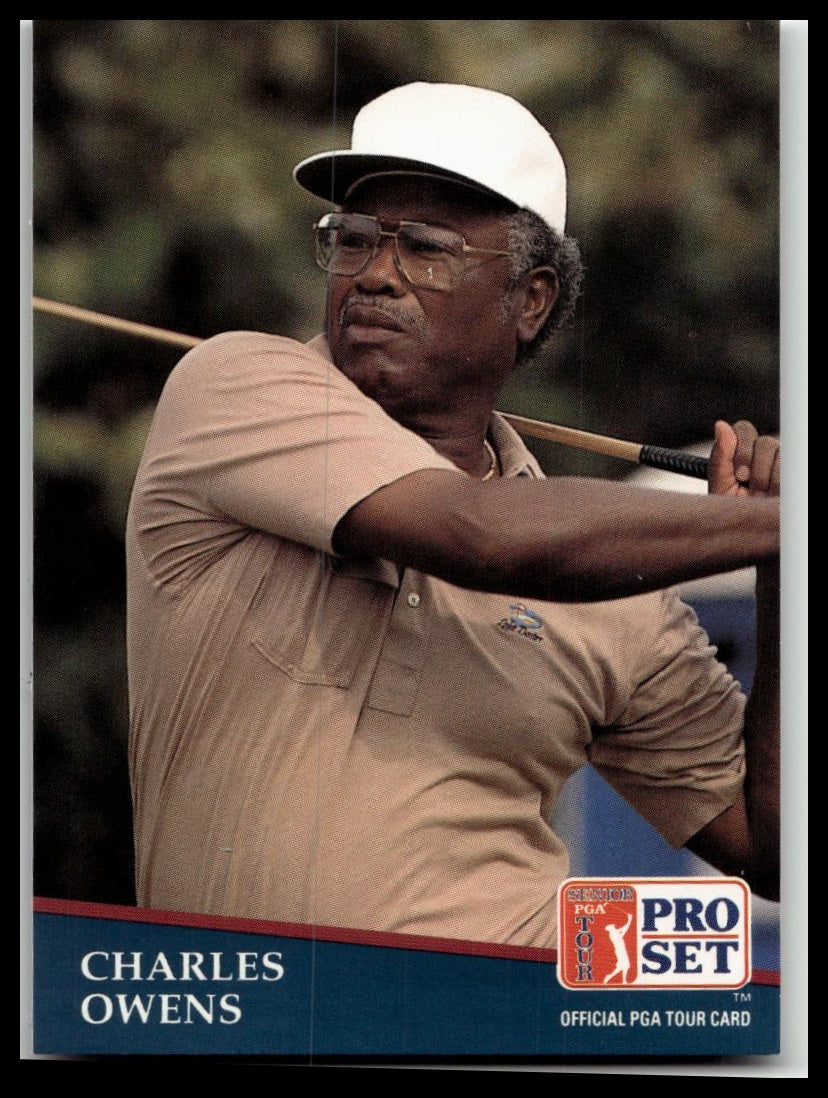 Golf Singles 1991 Pro Set PGA Tour [251 Charles Owens